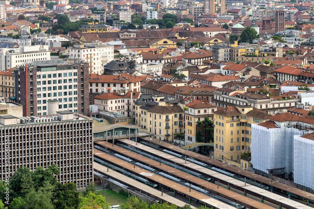 Milan, Italy cityscape and skyline