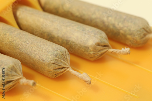 Pre-rolled Weed Cigarettes in a Commercial Box.
