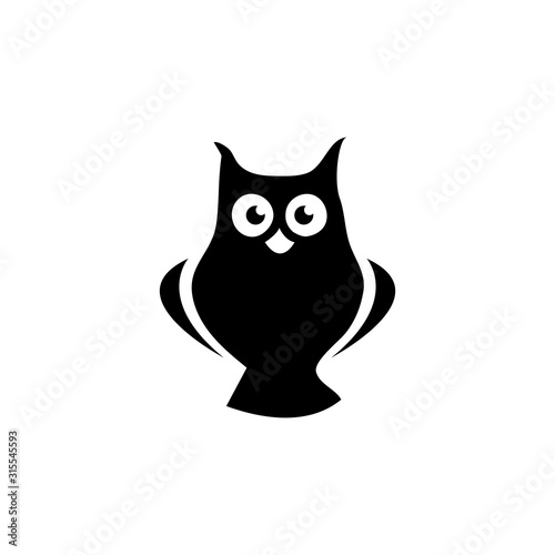 Fototapeta Naklejka Na Ścianę i Meble -  owl bird illustration logo template vector icon