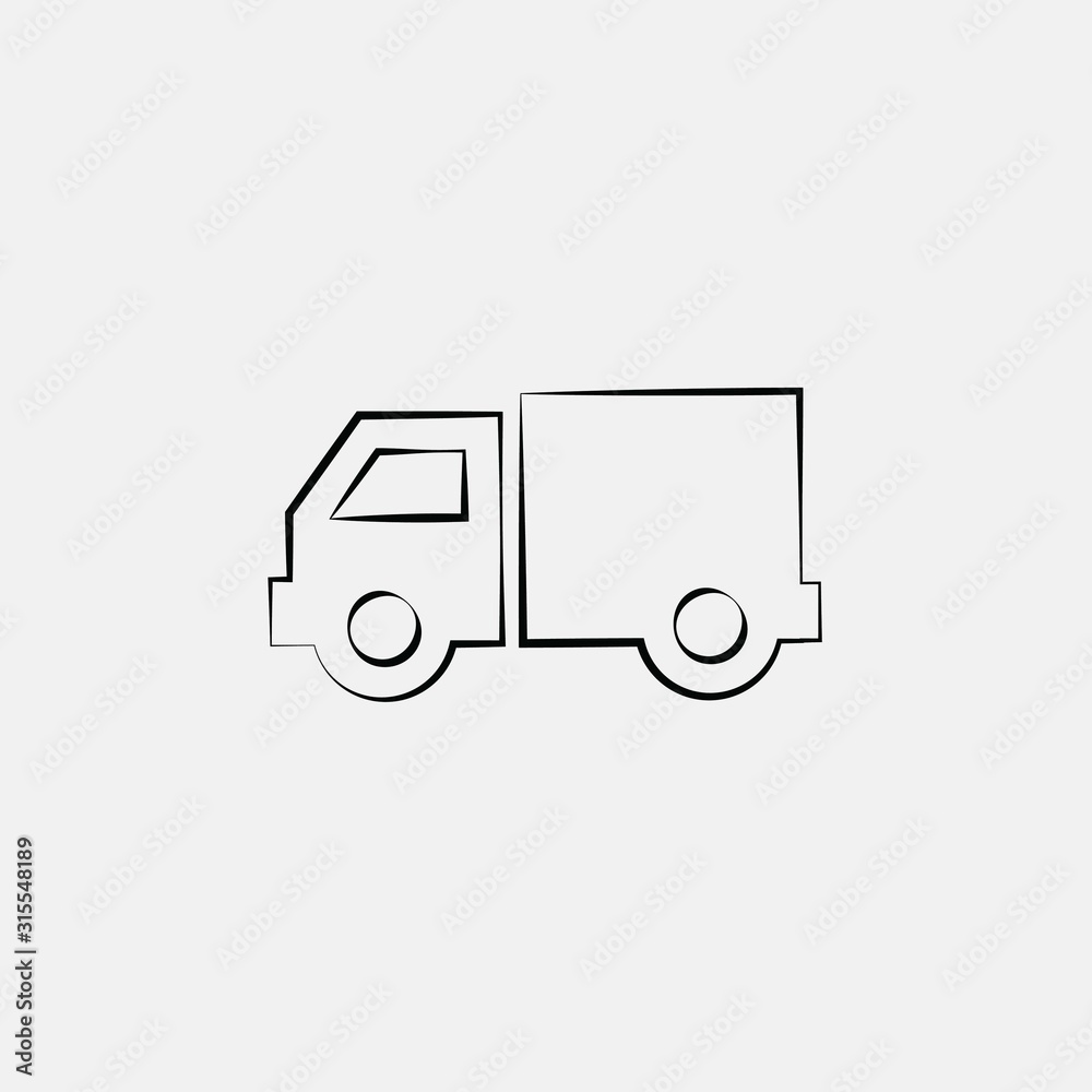 delivery truck icon