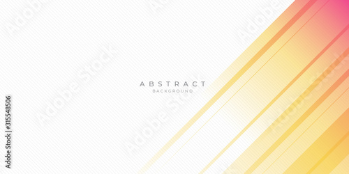 Fresh Orange Yellow Rectangle Line Abstract Background Presentation Vector Illustration