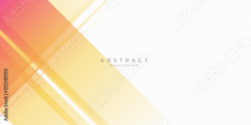 Fresh Orange Yellow Rectangle Line Abstract Background Presentation Vector Illustration
