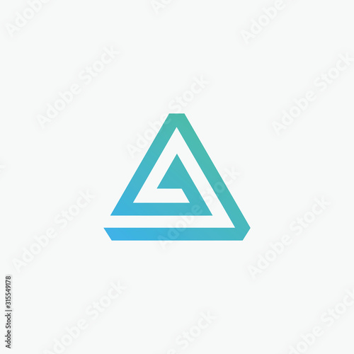 Initial letter A A minimalist art logo. creative minimal logo icon design with letter A A. elegant Logo template vector creative business. - VECTOR