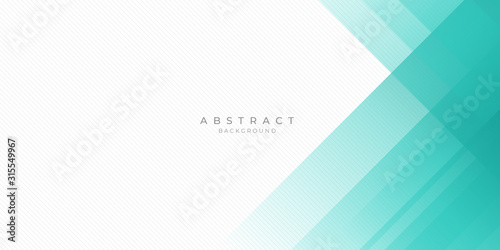 Modern Dark Green Turquoise Grey White Line Abstract Background for Presentation Design Template. Suit for corporate, business, wedding, and beauty contest.