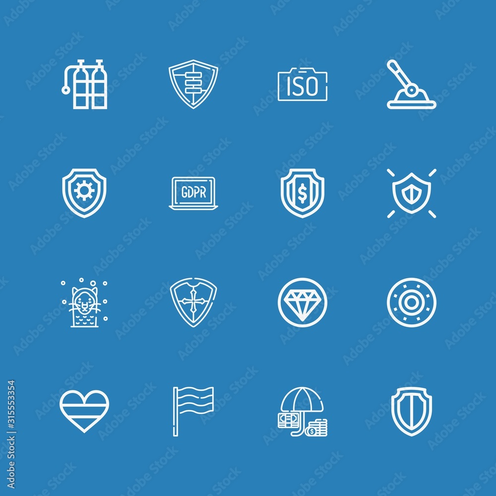 Editable 16 guarantee icons for web and mobile Editable 16 guarantee icons for web and mobile