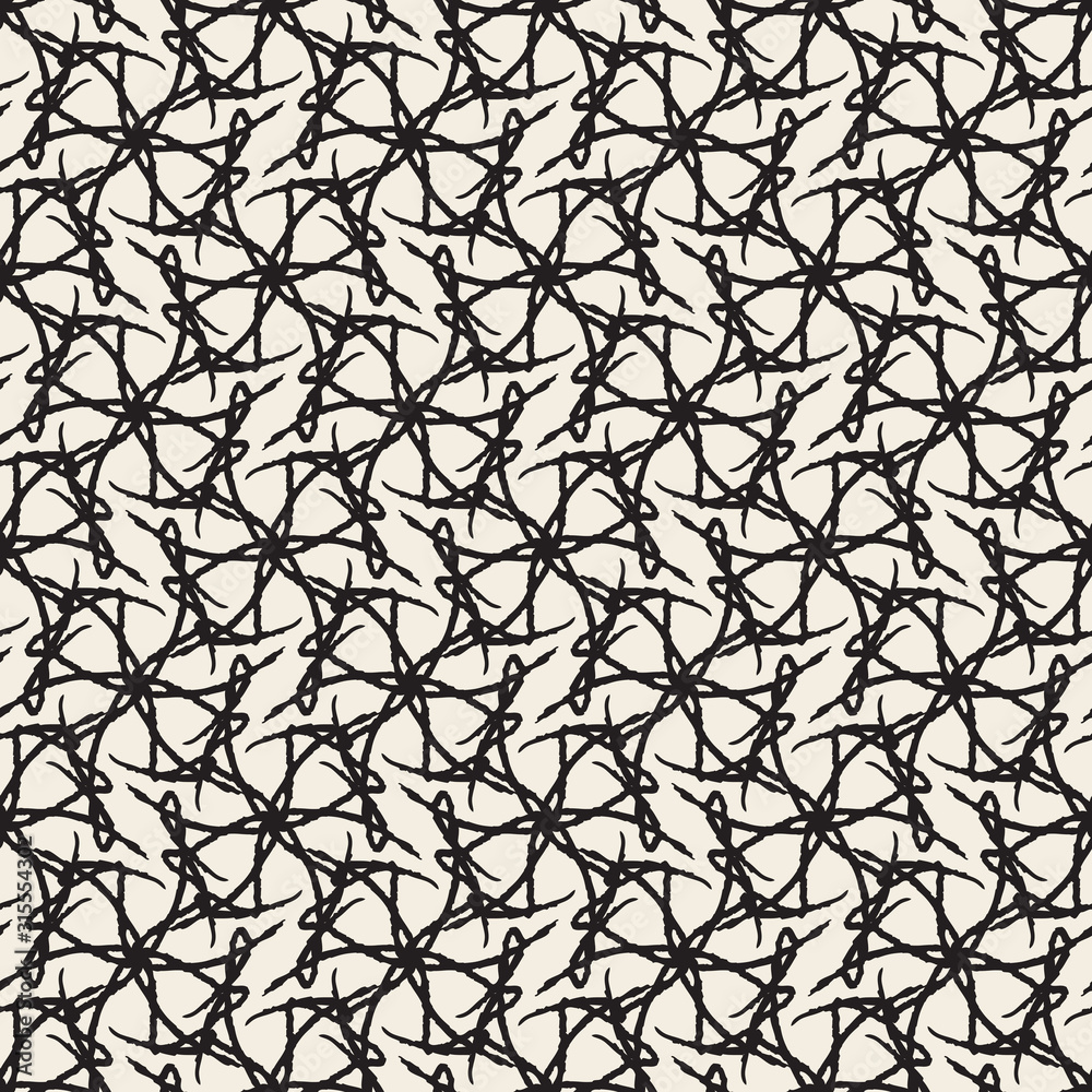 Obraz premium seamless abstract star flower pattern background