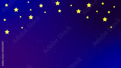 Abstract night stars background. Kawaii holographic sparkles mesh universe banner princess gradient pastel colors