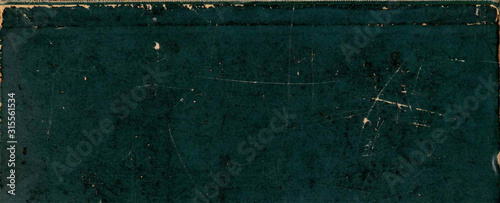 deep green vintage book paper grunge background texture