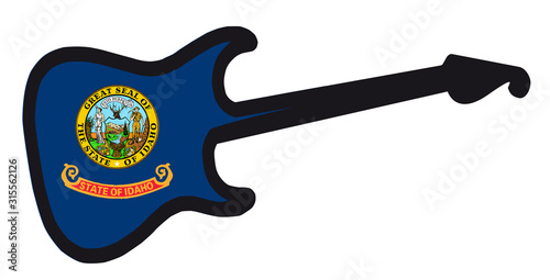 Idaho State Electric Guitar