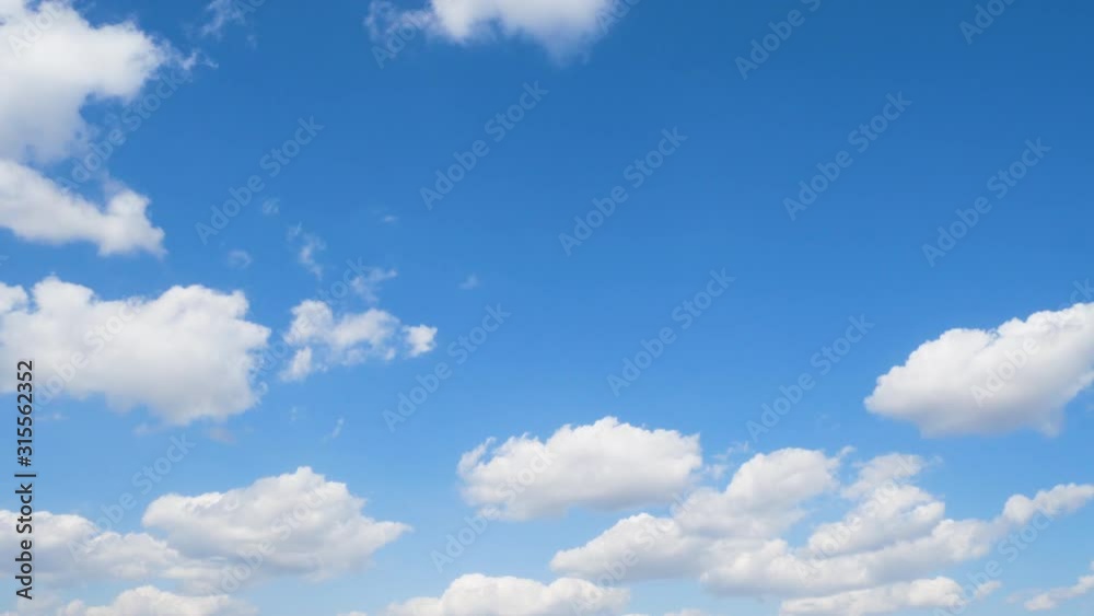 Timelapse of blue sky with cloud. It's good weather and good time for travelling on holiday. Timelapse of blue sky with cloud. It's good weather and good time for travelling on holiday.