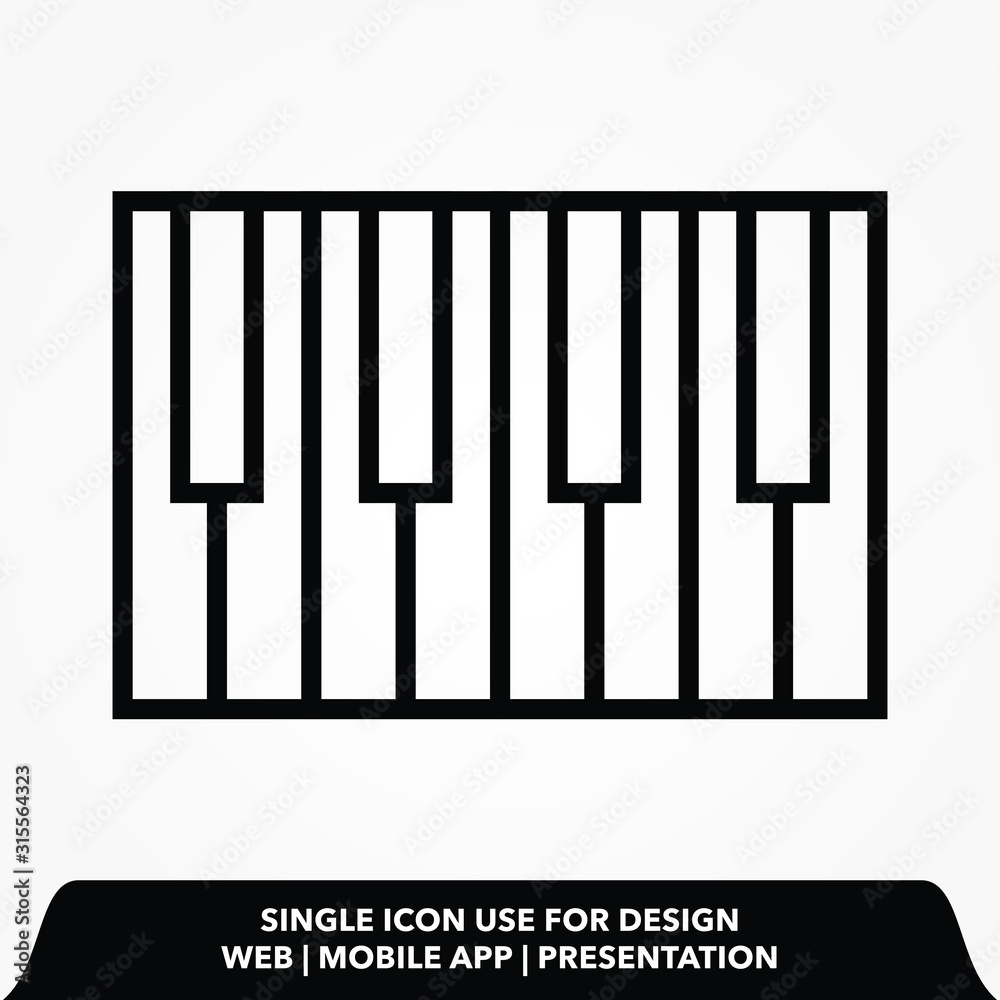 piano icon design vector illustration piano icon design vector illustration