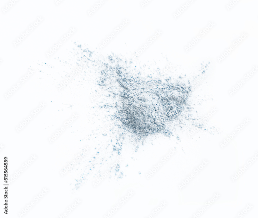 Makeup cosmetics. Eyeshadow crushed palette, colourful eye shadow powder on light background Makeup cosmetics. Eyeshadow crushed palette, colourful eye shadow powder on light background