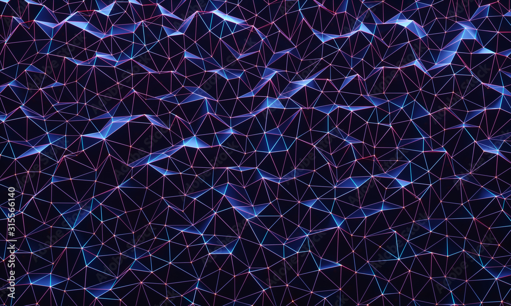 Abstract Background Technology Connection 3D Abstract Background Technology Connection 3D