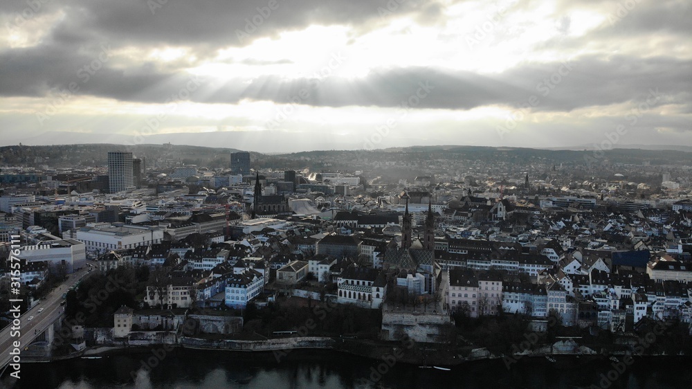 Basel Cathedral Rhine Switzerland