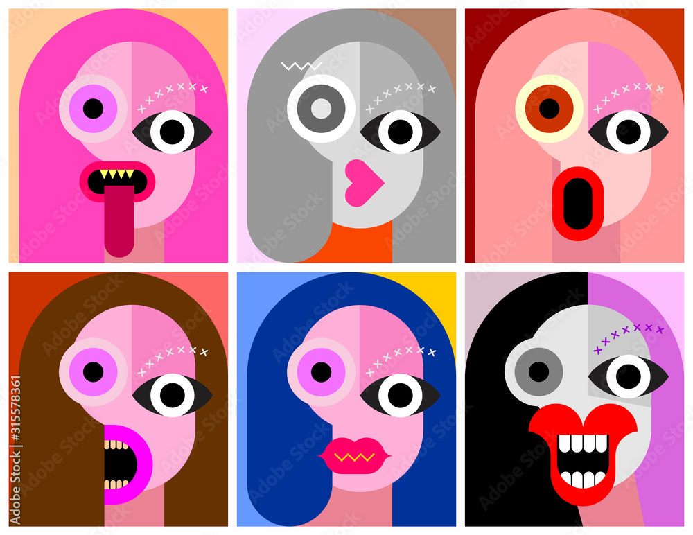 Six Portraits of a Woman Six Portraits of a Woman