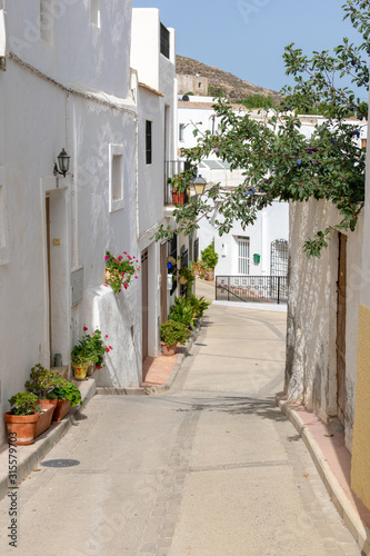 Fototapeta Naklejka Na Ścianę i Meble -  Lucainena de las Torres. Typical and wonderful Spanish village in southern Andalusia, in the province of Almeria. Mediterranean coast. Europe.