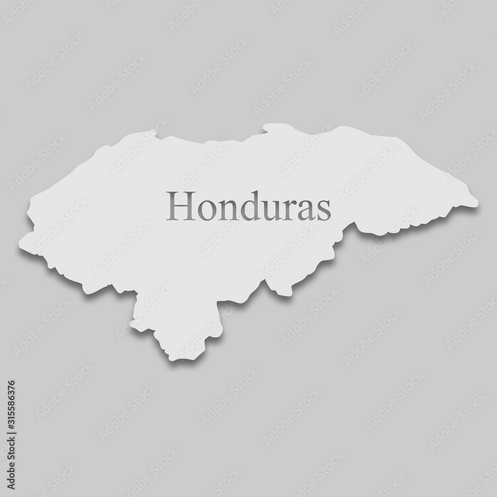 map of Honduras