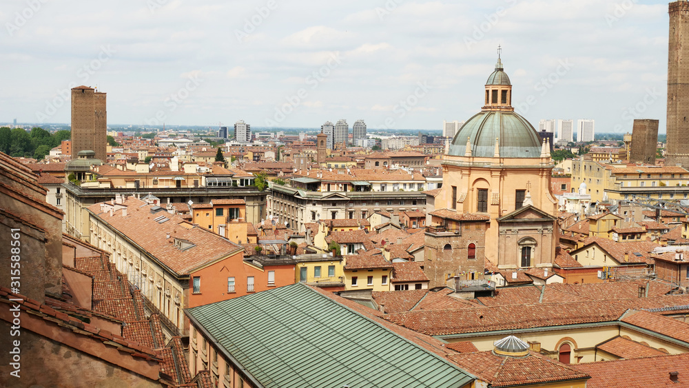 Dächer von Bologna