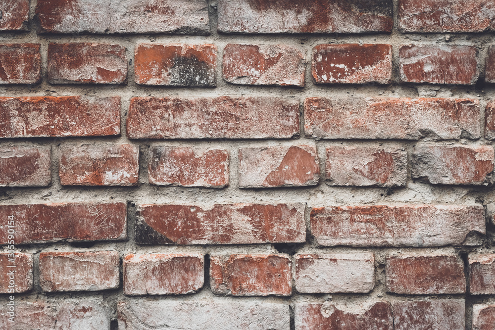 Old red brick wall in rustic style. Cement wall, grunge texture. Brown backdrop wallpaper. Rough vintage cracked brickwork. Textured backgrounds. Concrete, stone background, pattern. Old red brick wall in rustic style. Cement wall, grunge texture. Brown backdrop wallpaper. Rough vintage cracked brickwork. Textured backgrounds. Concrete, stone background, pattern.