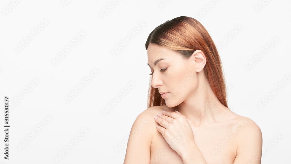 Portrait of a beautiful young woman Portrait of a beautiful young woman