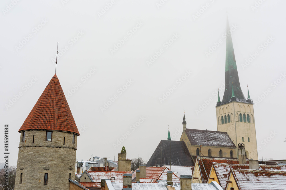 Fototapeta premium Old town of Tallinn