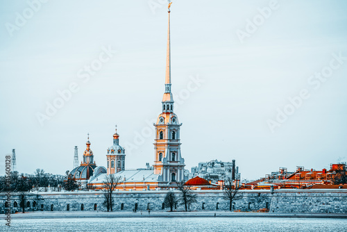 Peter and Paul Fortress and Tomb. Saint Petersburg. Russia.