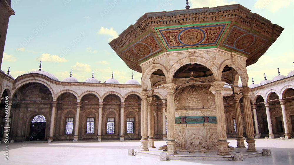 CAIRO, EGYPT, Mosque of Muhammad Ali Pasha or Alabaster Mosque commissioned