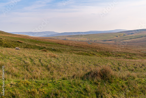 Yorkshire Dales landscape near West Stonesdale, North Yorkshire, England, UK