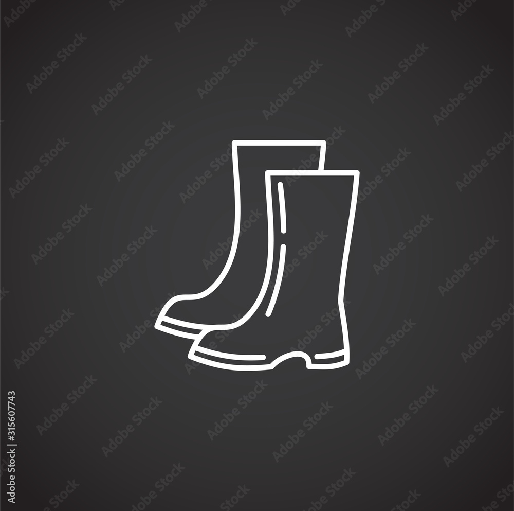 Autumn related icon on background for graphic and web design. Simple illustration. Internet concept symbol for website button or mobile app