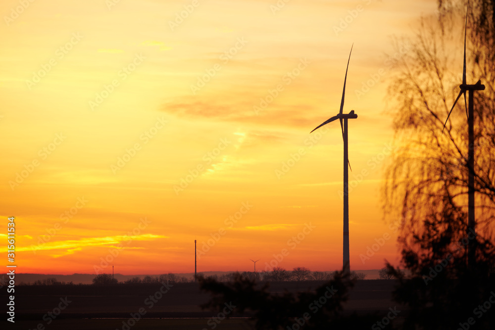 Obraz premium Eoliennes