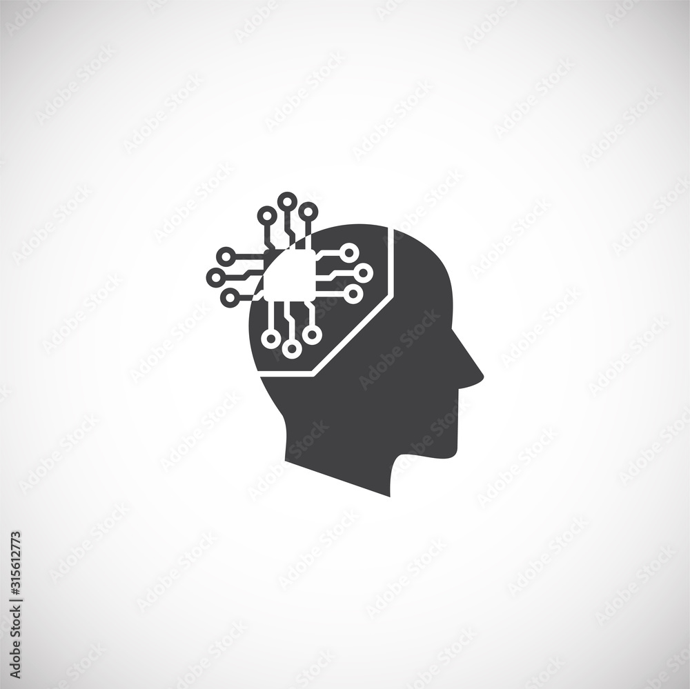 Ai related icon on background for graphic and web design. Simple illustration. Internet concept symbol for website button or mobile app Ai related icon on background for graphic and web design. Simple illustration. Internet concept symbol for website button or mobile app