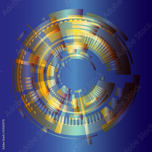 abstract background with circles