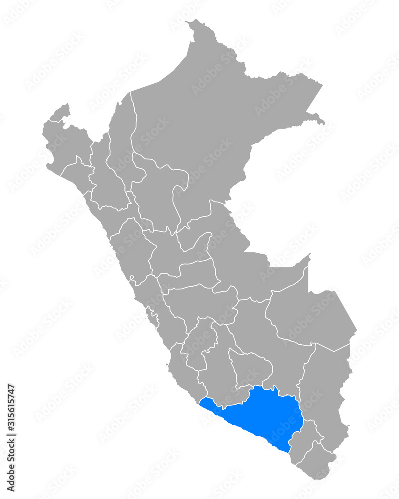Karte von Arequipa in Peru