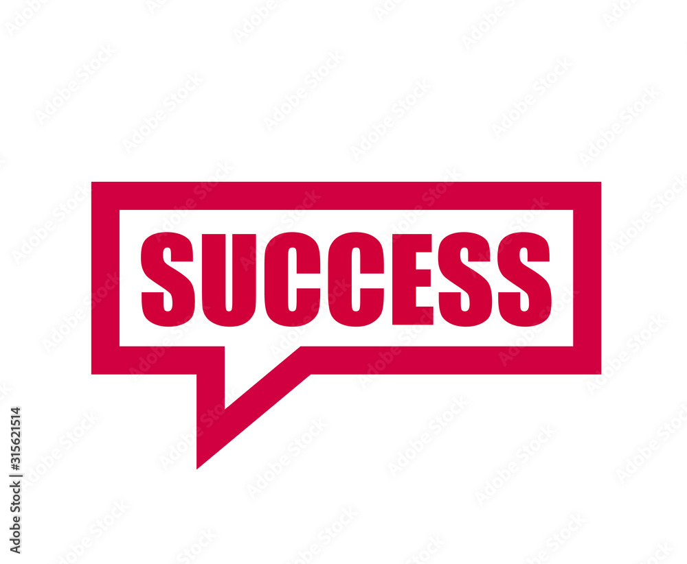 red vector banner success red vector banner success