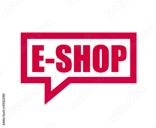 red vector banner eshop