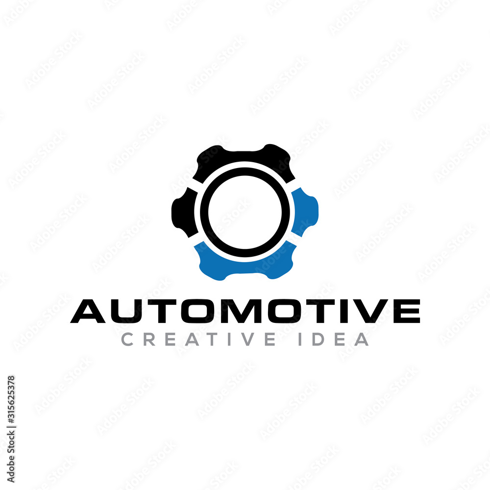 Gear Automotive Logo Design Template Gear Automotive Logo Design Template