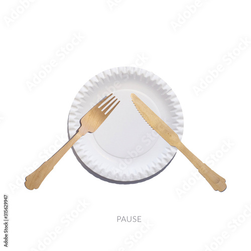 Table etiquette. Pause. Position of fork and knife on plate. Signal for waiter. Rules of conduct at table. Eco tableware.