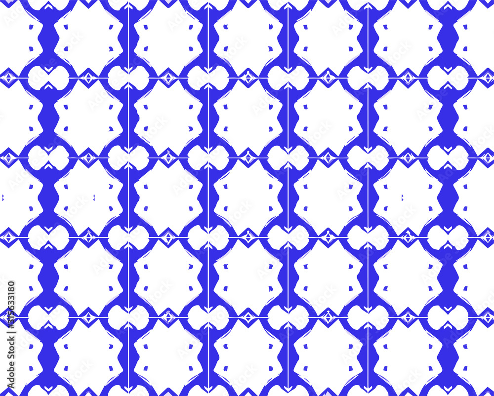 Fototapeta premium Seamless vector pattern in ornamental style. Geometric desing texture for wallpaper and gifts.