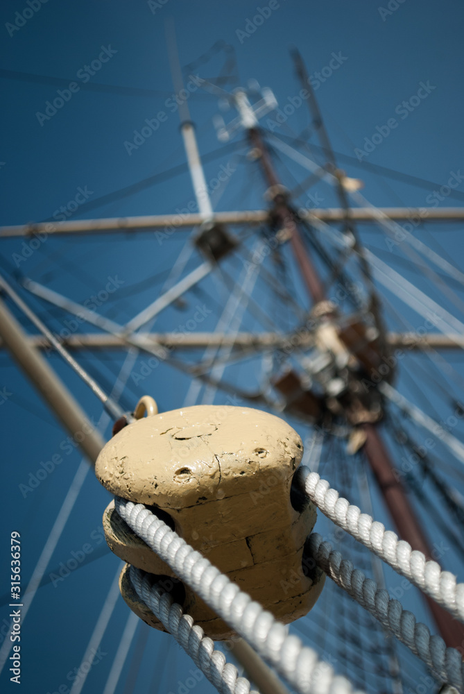 Fototapeta premium okręt żaglowiec statek morze ship