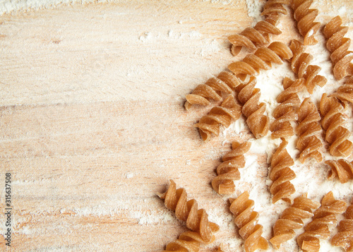 spiral-shaped pasta