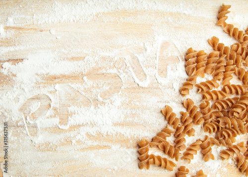 spiral-shaped pasta