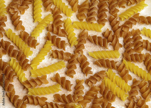 spiral-shaped pasta