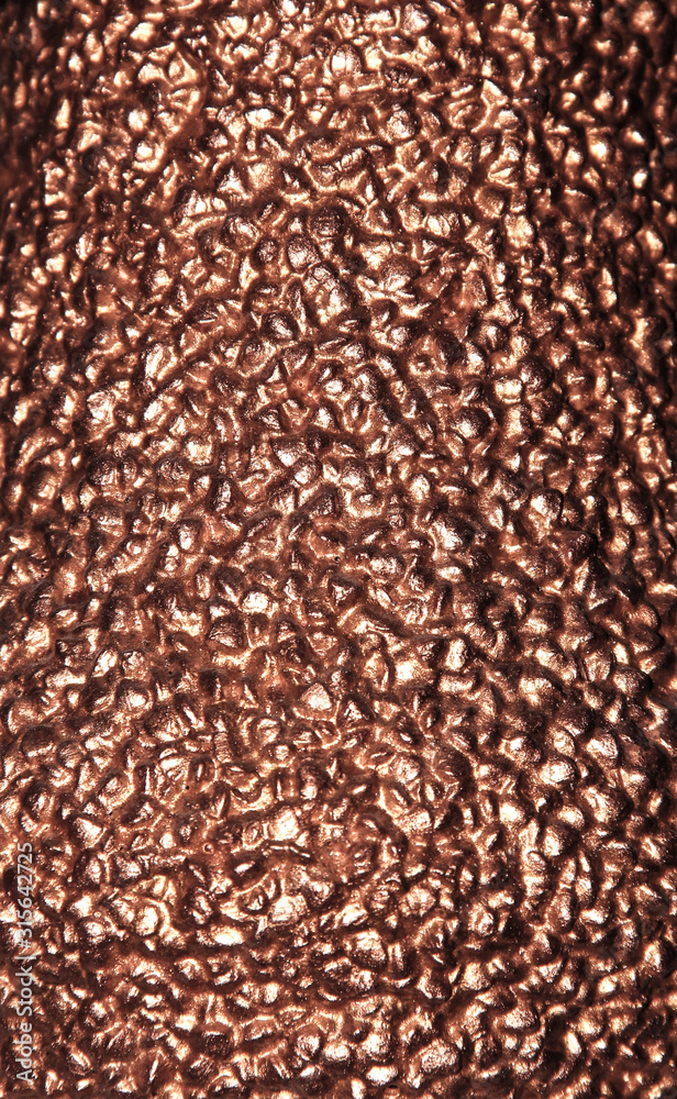 Convex texture of copper stones Convex texture of copper stones
