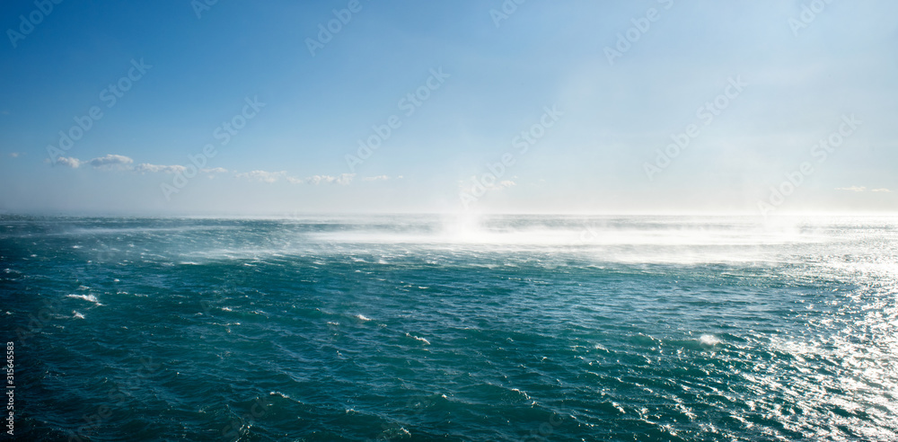 wind funnel at sea