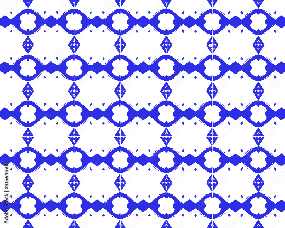 Fototapeta premium Seamless vector pattern in ornamental style. Geometric desing texture for wallpaper and gifts.