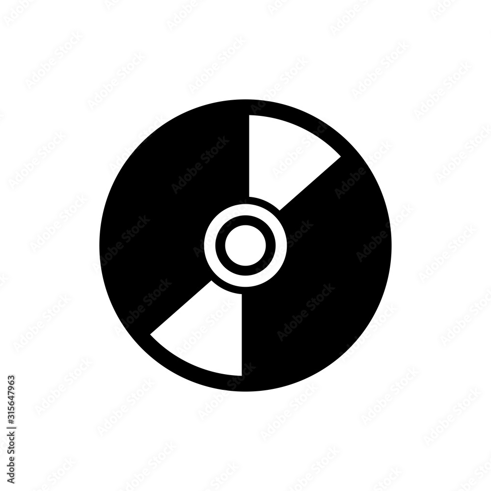 disk - compact disk icon vector design template disk - compact disk icon vector design template