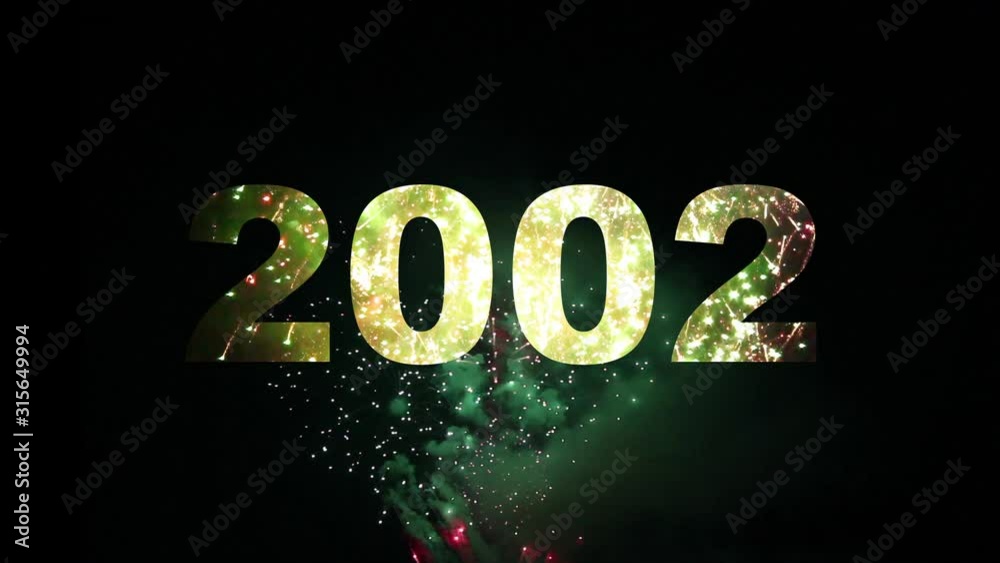 Fireworks count from 2000 to 2020 