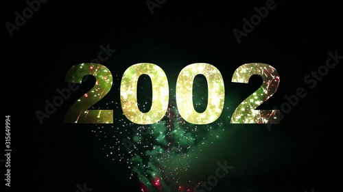 Fireworks count from 2000 to 2020  photo