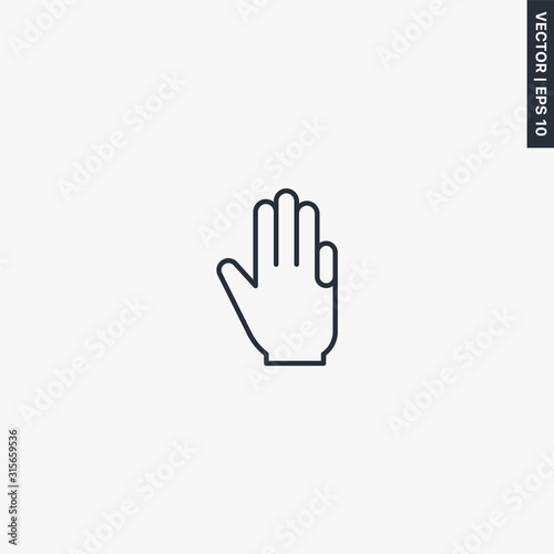 Four-fingers icon