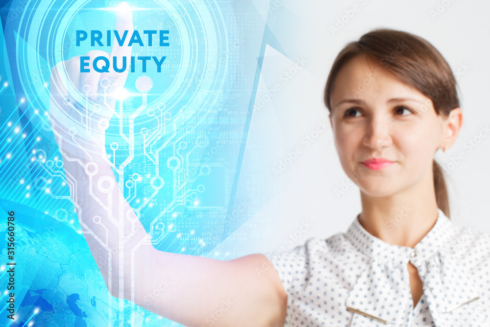 Business, Technology, Internet and network concept. Young businessman working on a virtual screen of the future and sees the inscription: Business, Technology, Internet and network concept. Young businessman working on a virtual screen of the future and sees the inscription: